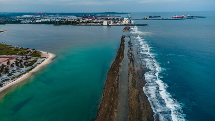 Praia Litoral Pernambuco Muro Alto Porto de Galinhas Ipojuca Arrecife Piscina Natural Verão...
