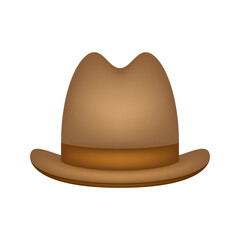 Hat isolated on white background