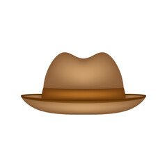 Hat isolated on white background