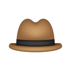 Hat isolated on white background