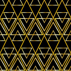 Fototapeta premium Abstract art deco for frame print design. Art pattern decoration element background. Vintage vector ornament template. Seamless pattern, luxury wallpaper. Invitation banner design.
