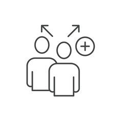 man leader video icons  symbol vector elements for infographic web