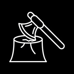 Wood Axe Icon