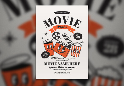 Movie Night Flyer