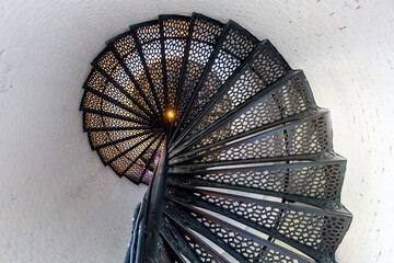 Spiral Staircase Inside Pensacola Lighthouse - 520087747