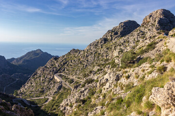 Sa Calobra road in Mallorca (Spain)