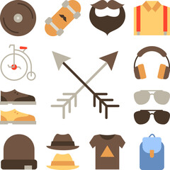 Arrow icon in a collection with other items