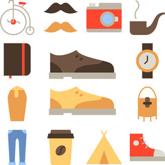 Shoes icon in a collection with other items