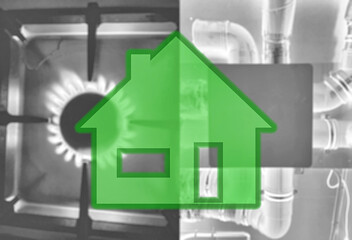 ac or heating system in a home