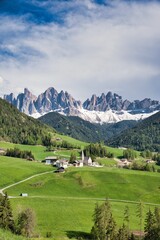 The Dolomiti Mountain Range in Italy.