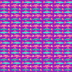 Seamless pattern with FISH