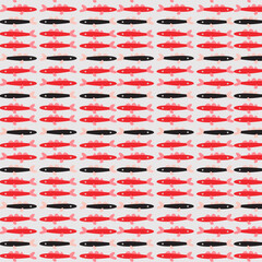 Seamless pattern with FISH