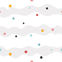 abstract seamless pattern with waves, pattern with lines, abstract background with curved lines