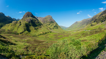 Glen Coe valley panorama in Scotland © Pawel Pajor