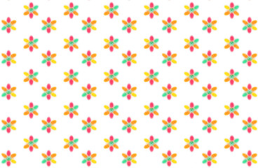 floral pattern with the pastel tones fruit jelly
