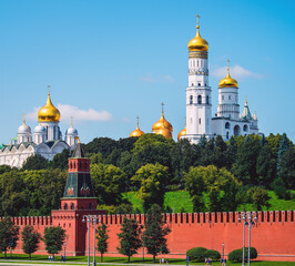 Fototapeta na wymiar Ivan The Great Bell Tower in the Moscow Kremlin, Russia