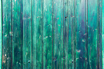 Fototapeta na wymiar Wooden texture background. Texture of an old tree with a turquoise tint to add text or work design for a background product.