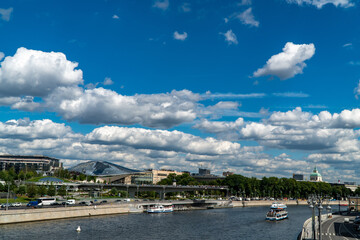 view of the river and the city