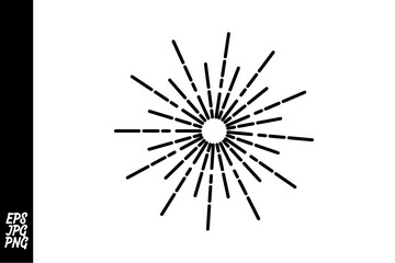 Obraz premium Starburst vector