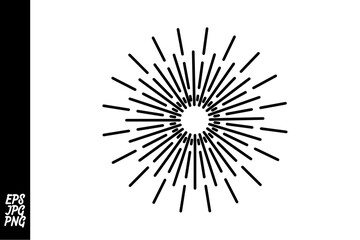 Obraz premium Starburst vector