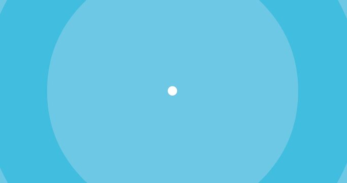 blue circle transition animation expands to fill the screen