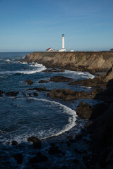 Fototapeta premium lighthouse on the coast, Point Arena lighthouse, North California