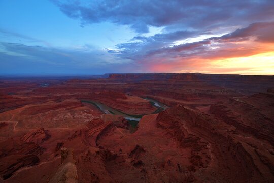 Sunset At Dead Horse Point State Park