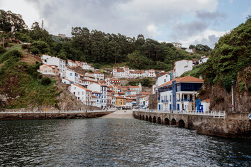 Fototapeta na wymiar Asturian fishing village, Tazones
