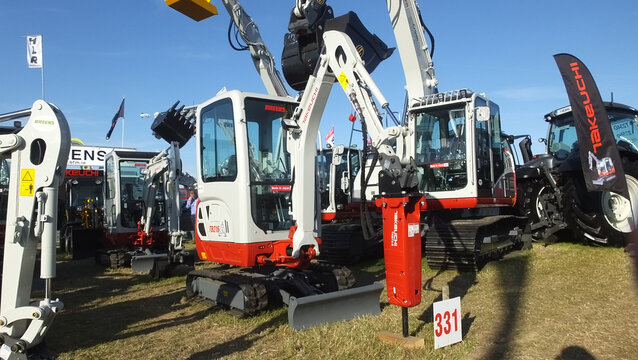 Takeuchi excavatorat at the National Ploughing Championships Carlow Ireland 19-09-19