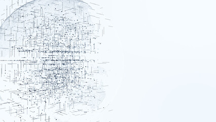 スマートシティ、デジタル社会のイメージ　5Gテクノロジー背景