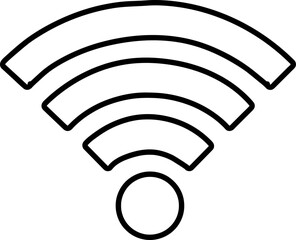 wifi icon vector, on white background editable on white background..eps
