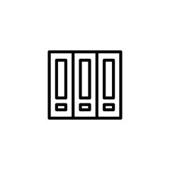 Book library line icon vector design