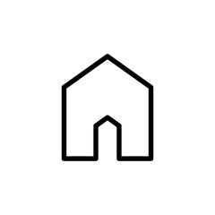 Home line icon vector design
