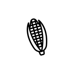 Corn line icon vector design