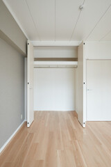 クローゼットのある部屋