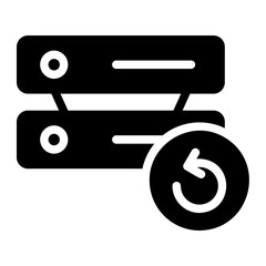 Backup glyph icon