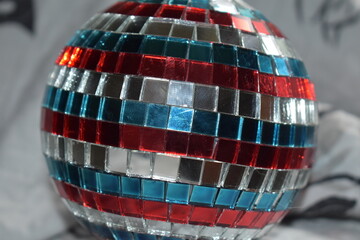Colorful Glitter Disco Ball