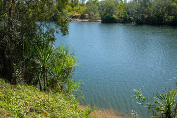 The Katherine River in Nitmiluk National Park at Katherine gorge
