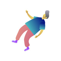 Modern flat design people icons of distance education, web development, cloud computing, project development, task management, online marketing, technology, technical support, startup, business