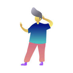 Modern flat design people icons of distance education, web development, cloud computing, project development, task management, online marketing, technology, technical support, startup, business