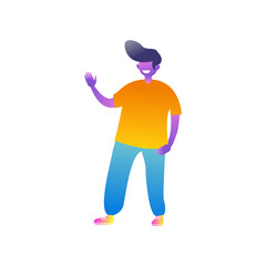 Modern flat design people icons of distance education, web development, cloud computing, project development, task management, online marketing, technology, technical support, startup, business