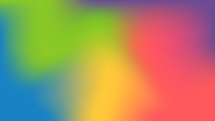 Rainbow gradient background. Abstract blur texture. Vector illustration.	