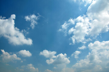 blue sky with clouds