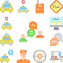 Conversation icon in a collection with other items