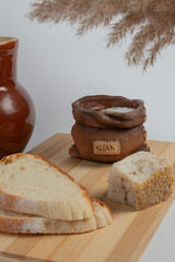 bread with salt and lard