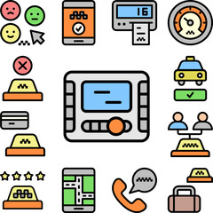 Monitor icon in a collection with other items