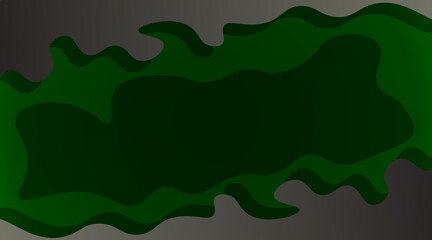 dark green waves abstract background.