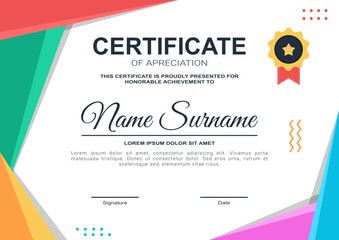 design modern minimalist certificate template. certificate design