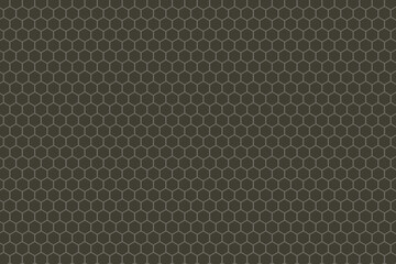 Seamless pattern of the hexagonal netting