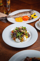 food and glass